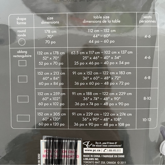 Brand New Microfibre tablecloth - Picture 5 of 5